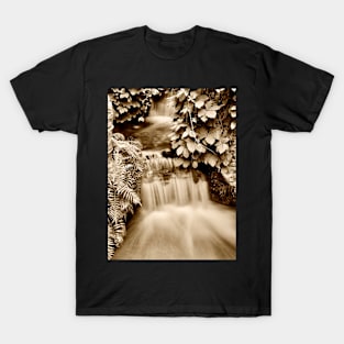 Sepia Waterfall T-Shirt